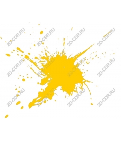  Bright yellow splash paint