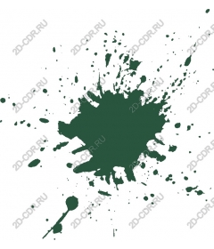Green Ink Splash