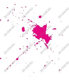  Bright pink ink splash