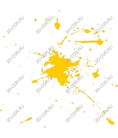  Bright yellow splash paint