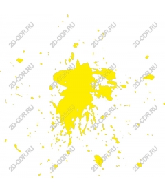  Bright yellow splash paint