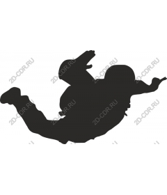  Free fall parachutist