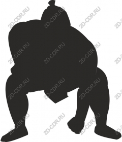 Dynamic sumo wrestler