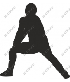 Dynamic athletic pose