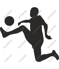 Dynamic football player