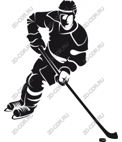 Dynamic hockey player