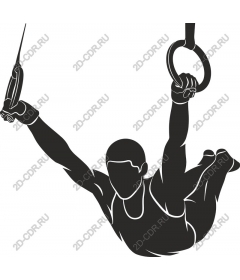 Dynamic gymnast on rings