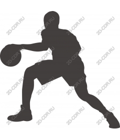 Dynamic basketball player
