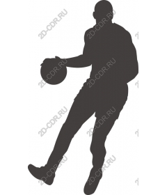 Dynamic basketball player