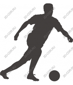  Football player - Dynamic graphics action