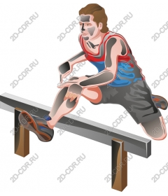 Dynamic balance beam for male athletes