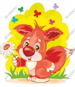  Bizarre cartoon squirrel