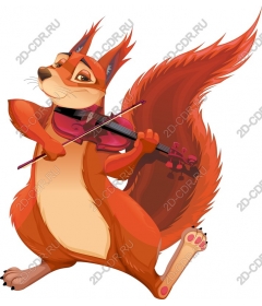 Fancy squirrel-violinist