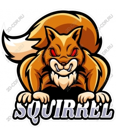  Fierce cartoon squirrel