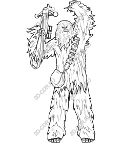  Ferocious creature with a slingshot
