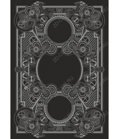 Frame with gears in the steampunk style