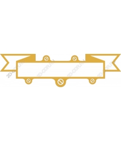 Vintage banner-ribbon