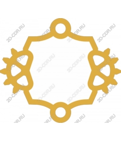  Elegant gold geometric pattern