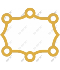  Elegant Golden round frame