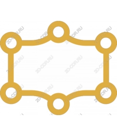 Geometric decorative frame