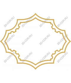  Elegant gold decorative frame