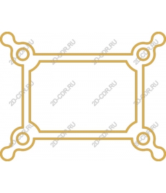  Elegant gold frame-Kontur