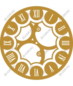 Vintage clock face