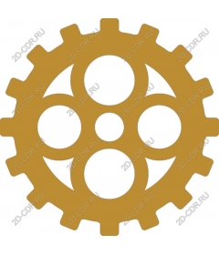 Stylized gear