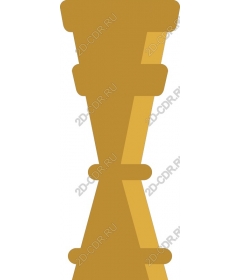 Stylized hourglass