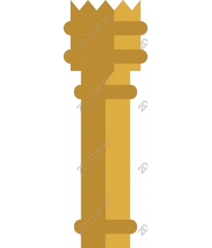 Wooden pillar rustic