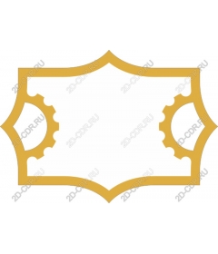 Vintage frame for tickets