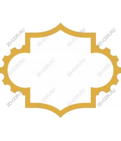  Elegant gold decorative frame