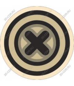 Stylish geometric "X"