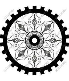  Steampunk Mandala Gear