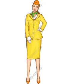 Funny flight attendant