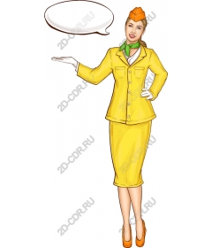 Funny flight attendant