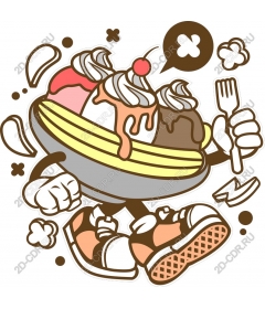 Fun banana split
