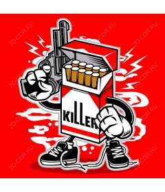  A pack of cigarettes "Killer"