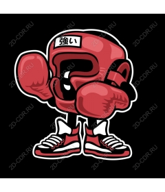  Cartoon character "Boxing glove"