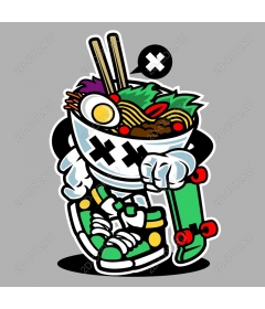  Skateboarder-noodles
