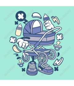  Baby stroller Funky