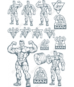 A Set Of Athlete