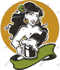  Charming beer wench