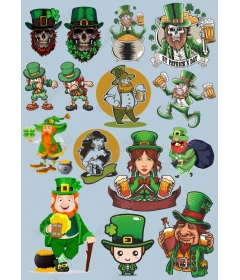 Set to the St. Patrick's Day