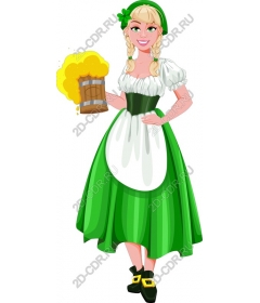  Charming bavarka with a beer