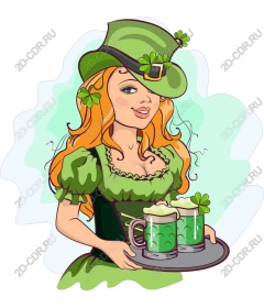 St. Patrick's day, fun bartender