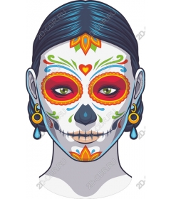 Day of the dead Sugar skull