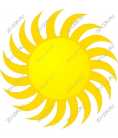  Bright yellow sun