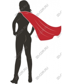 The empowerment superheroine