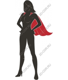 The empowerment of women superhero